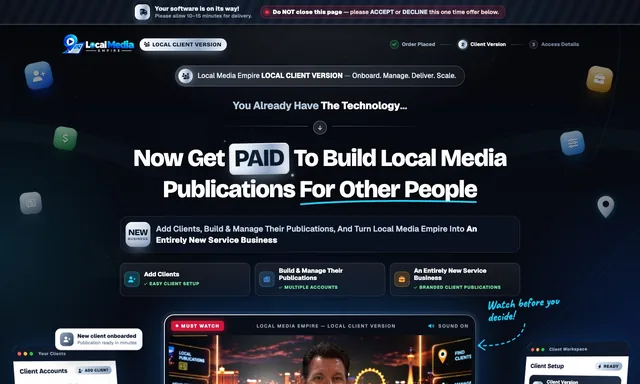 Local Media Empire client version