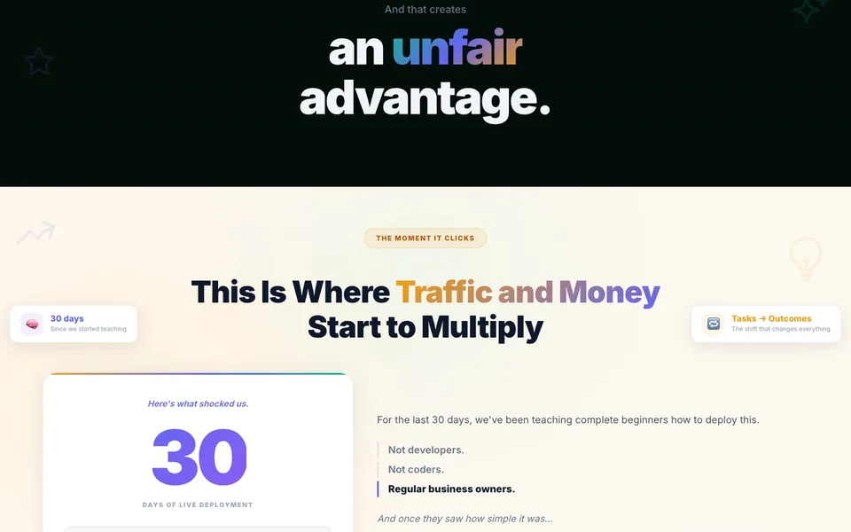 OpenClaw Cracked sales page, the proof section, designed by Amit Verma